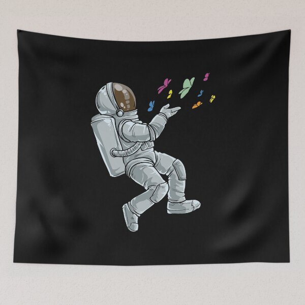 Item preview, Astronaut with Butterflies T Shirt designed and sold by biNutz.