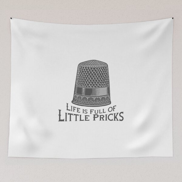 Item preview, Life is Full of Little Pricks designed and sold by DoodleDashCollective.