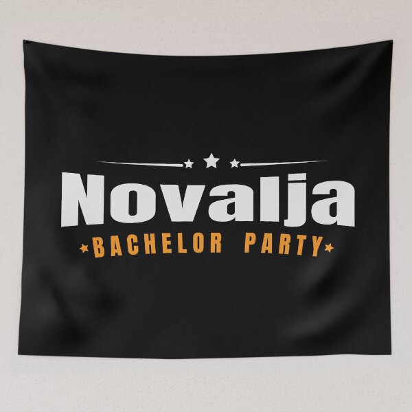 Item preview, Bachelor Party Shirt New Novalja Pre Wedding Celebration Tee designed and sold by haselshirt.