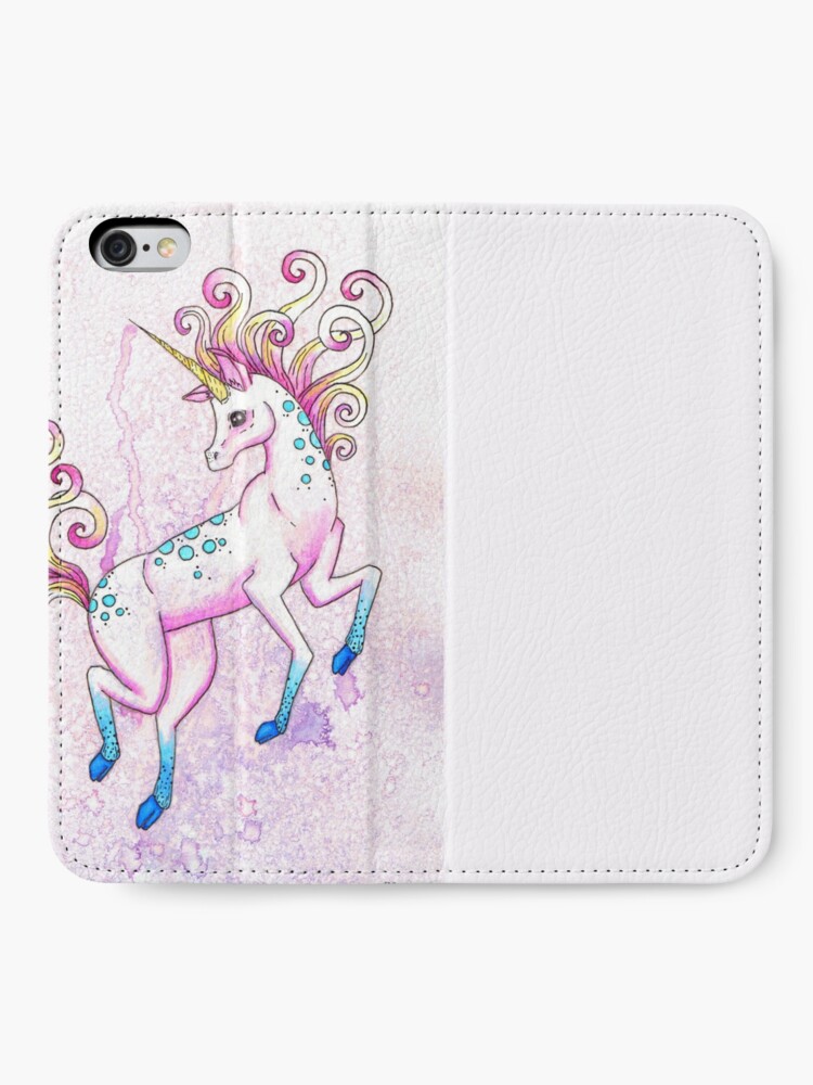 Alternate view of Bubblegum Unicorn iPhone Wallet