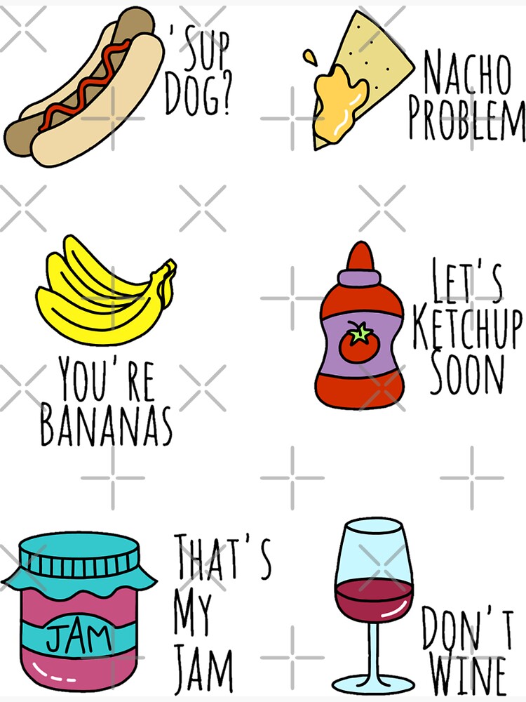 Food Pun Sticker Pack