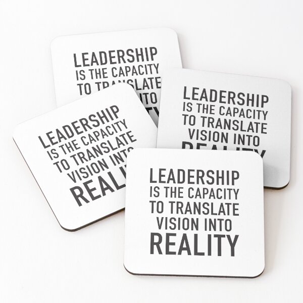 Item preview, Leadership is the capacity to translate vision into reality designed and sold by jazzydevil.