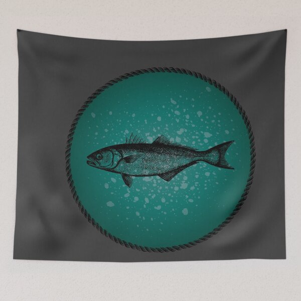 Item preview, Fish in Teal Waters designed and sold by blueskiesforme.