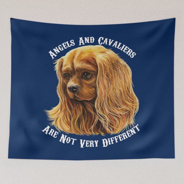 Item preview, Cavalier King Charles Spaniel, King Charles Spaniel Gifts, Cavalier King Charles Spaniel Art, Ruby Cavalier designed and sold by rvyalkov.