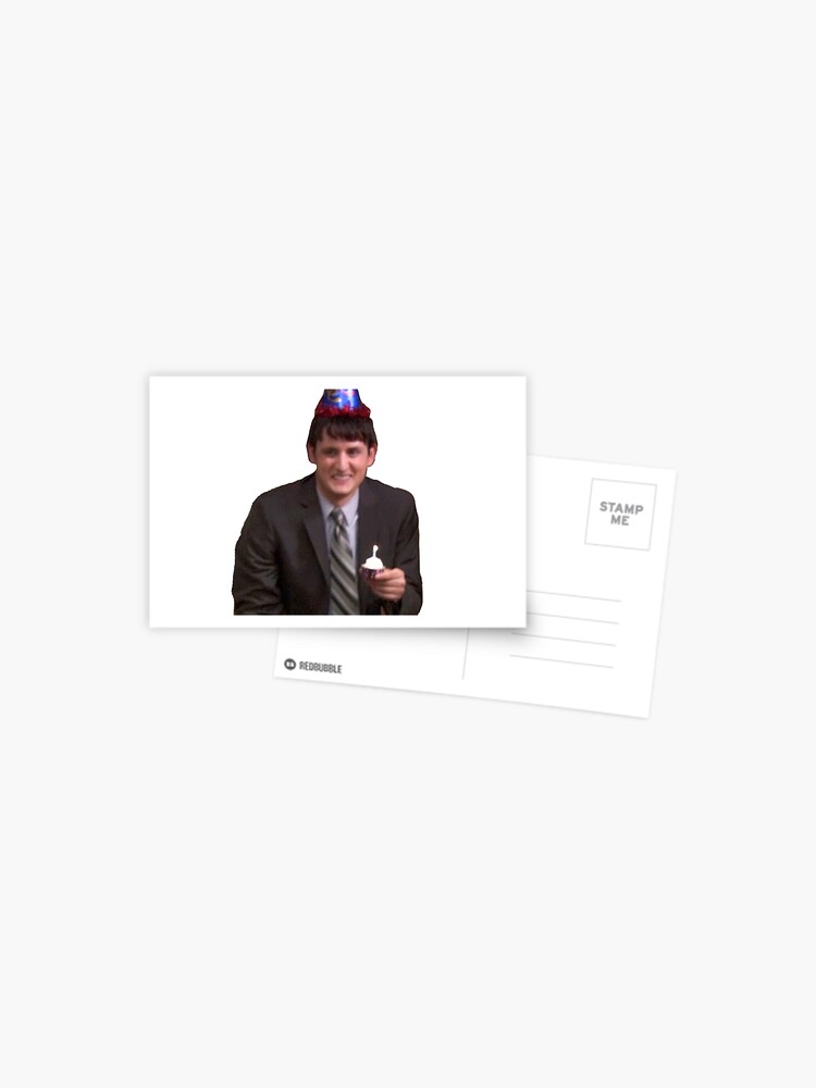 Gabe The Office Sticker Postcard For Sale By Sarahconcagh Redbubble