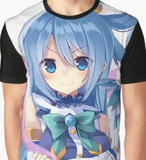 Camiseta gráfica Aqua - Konosuba