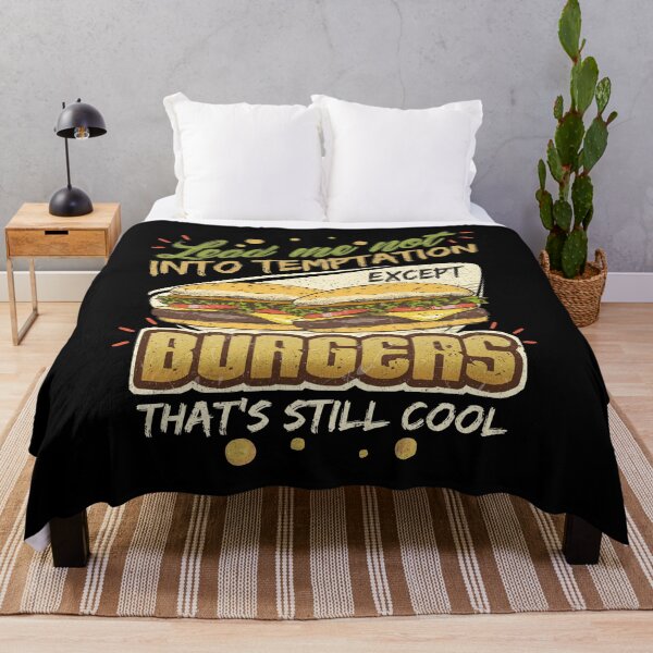 Item preview, Lead Me Not Into Temptation Except Burgers That's Still Cool designed and sold by Orange Pieces.