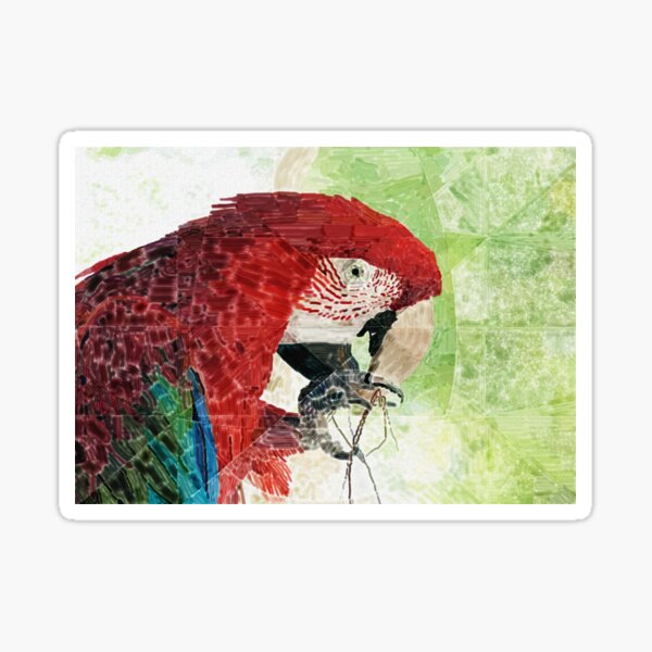 HC 003 Macaw Sticker