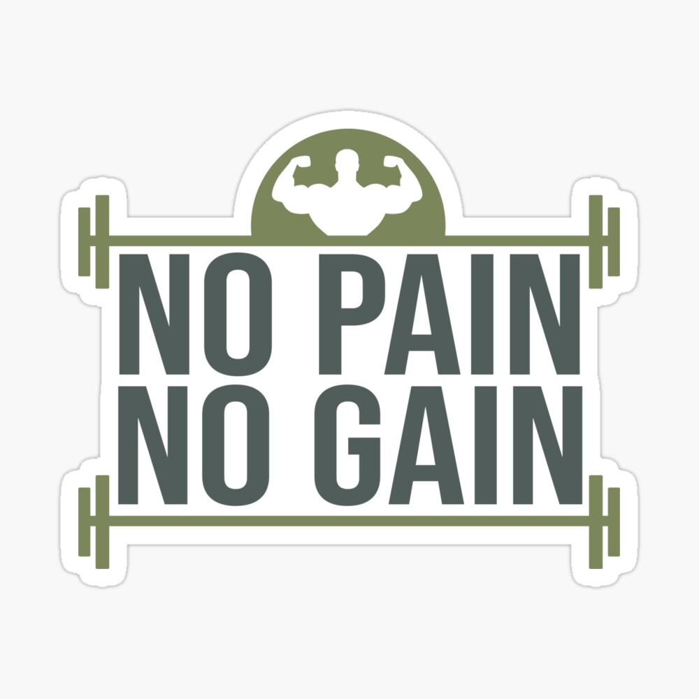 No Pain No Game Bodybuilder Gym Gear Art Print By Teagoshirts Redbubble