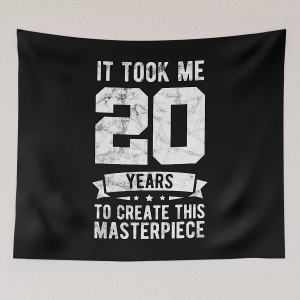 Item preview, 20 Years 20th Birthday Masterpiece Gift Idea designed and sold by haselshirt.