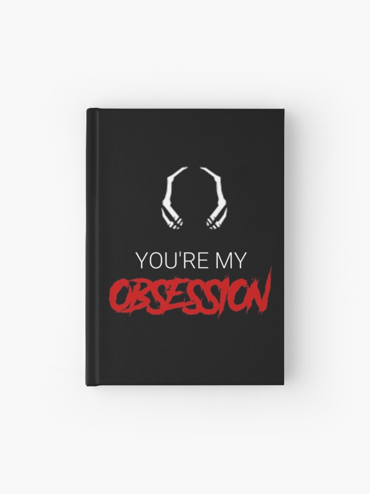 Dead By Daylight Obsession 2 White Text Hardcover Journal By Auroracelery Redbubble