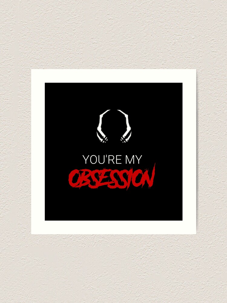 Dead By Daylight Obsession 2 White Text Art Print By Auroracelery Redbubble