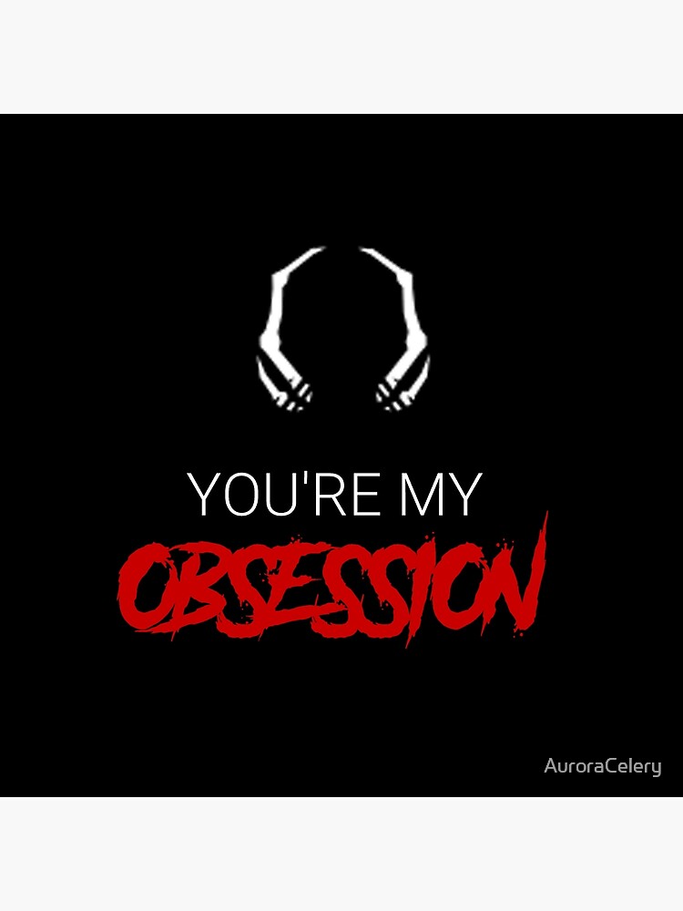 Dead By Daylight Obsession 2 White Text Greeting Card By Auroracelery Redbubble