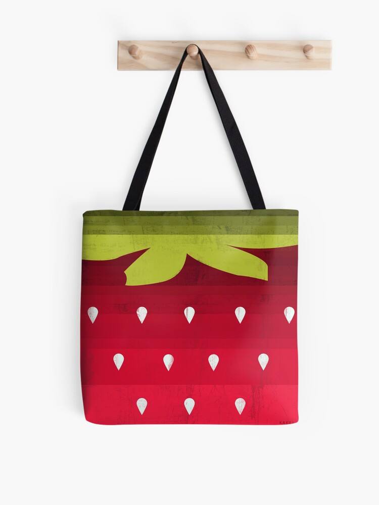 Thumbnail 1 of 2, Tote Bag, Strawberry designed and sold by Kakel.
