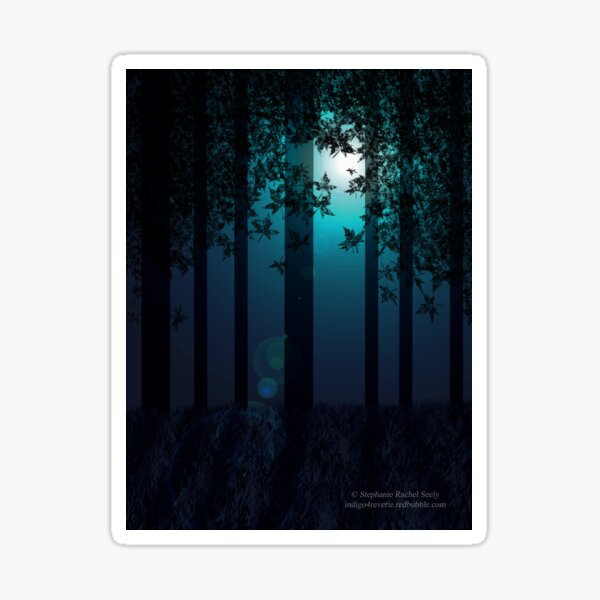 Woodland Moonlight Sticker
