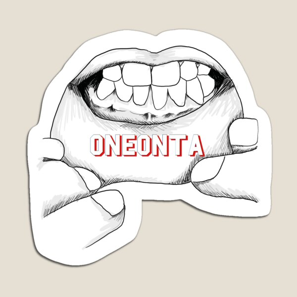 Oneonta-lip tattoo Magnet