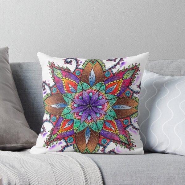 Item preview, Colorful Flower Mandala  designed and sold by savvylavely.