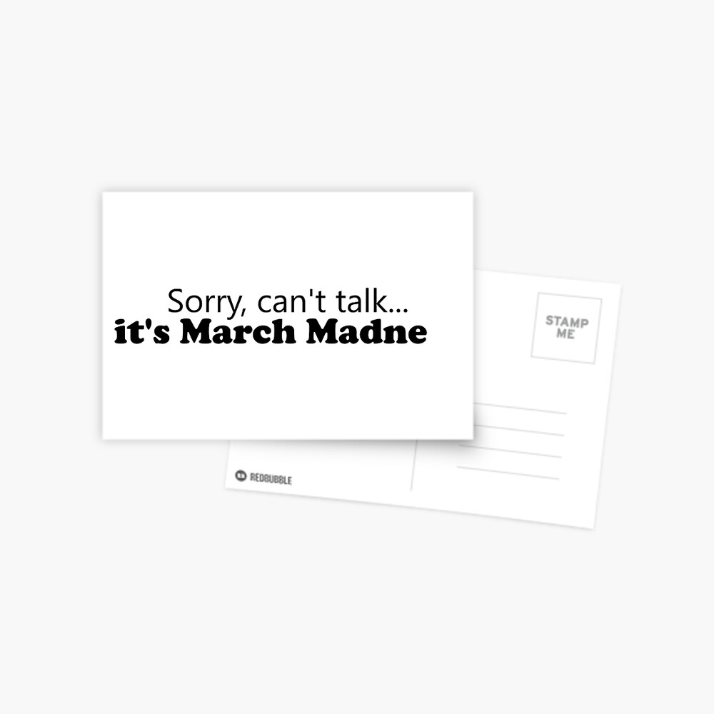 March Madness Postcard