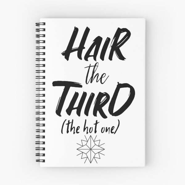 Artikelvorschau, Hair the Third - Der Heiße (schwarzer Text) entworfen und verkauft von itqshop.