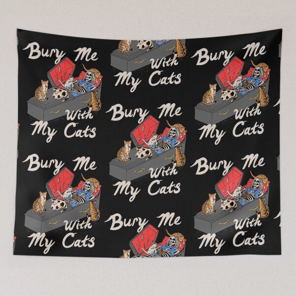 Item preview, Bury Me With My Cats designed and sold by wytrab8.