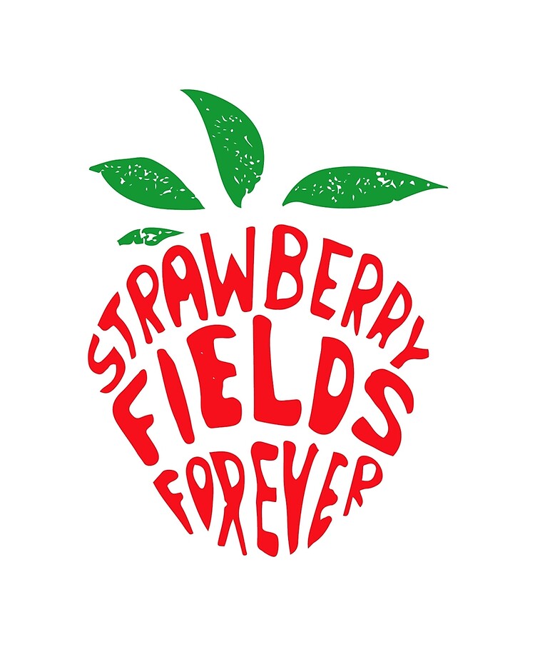 Strawberry Fields Forever Design Ipad Case Skin By One Lonely Boy Redbubble