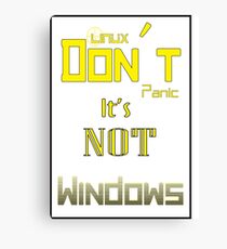 Linux Canvas Print