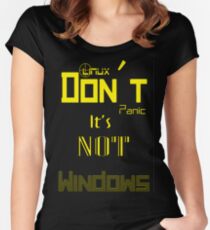 Linux Women's Fitted Scoop T-Shirt