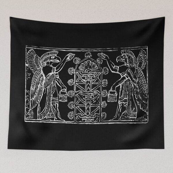 Item preview, Ancient Gardeners Drawing (Black) Old Antique Illustration designed and sold by freshlypeeled.