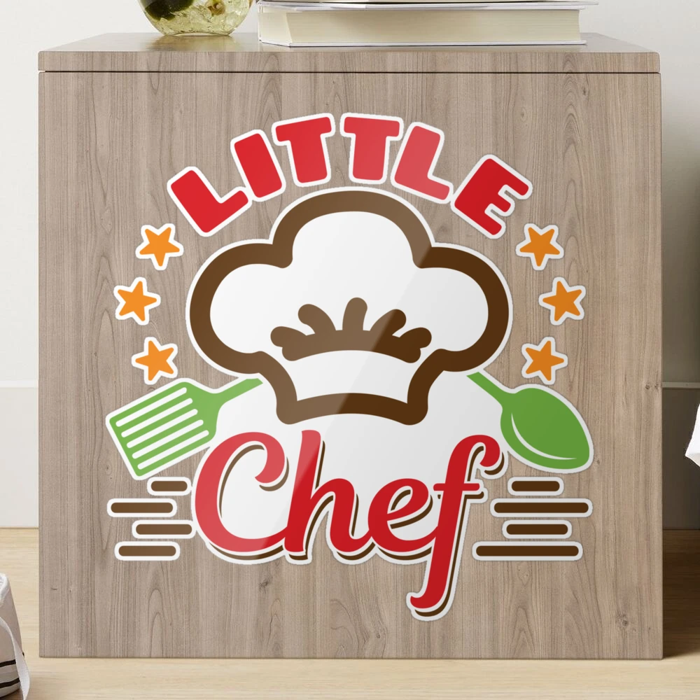 Little Chef Cooking Kids Toddlers Sticker for Sale by jaygo