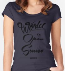 Linux Women's Fitted Scoop T-Shirt