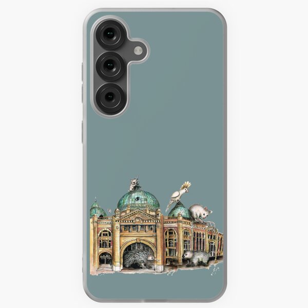 Flinders street station Melbourne Samsung Galaxy Soft Case