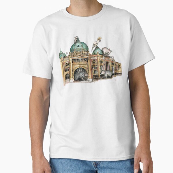 Item preview, Flinders street station Melbourne designed and sold by Jenny Wood.