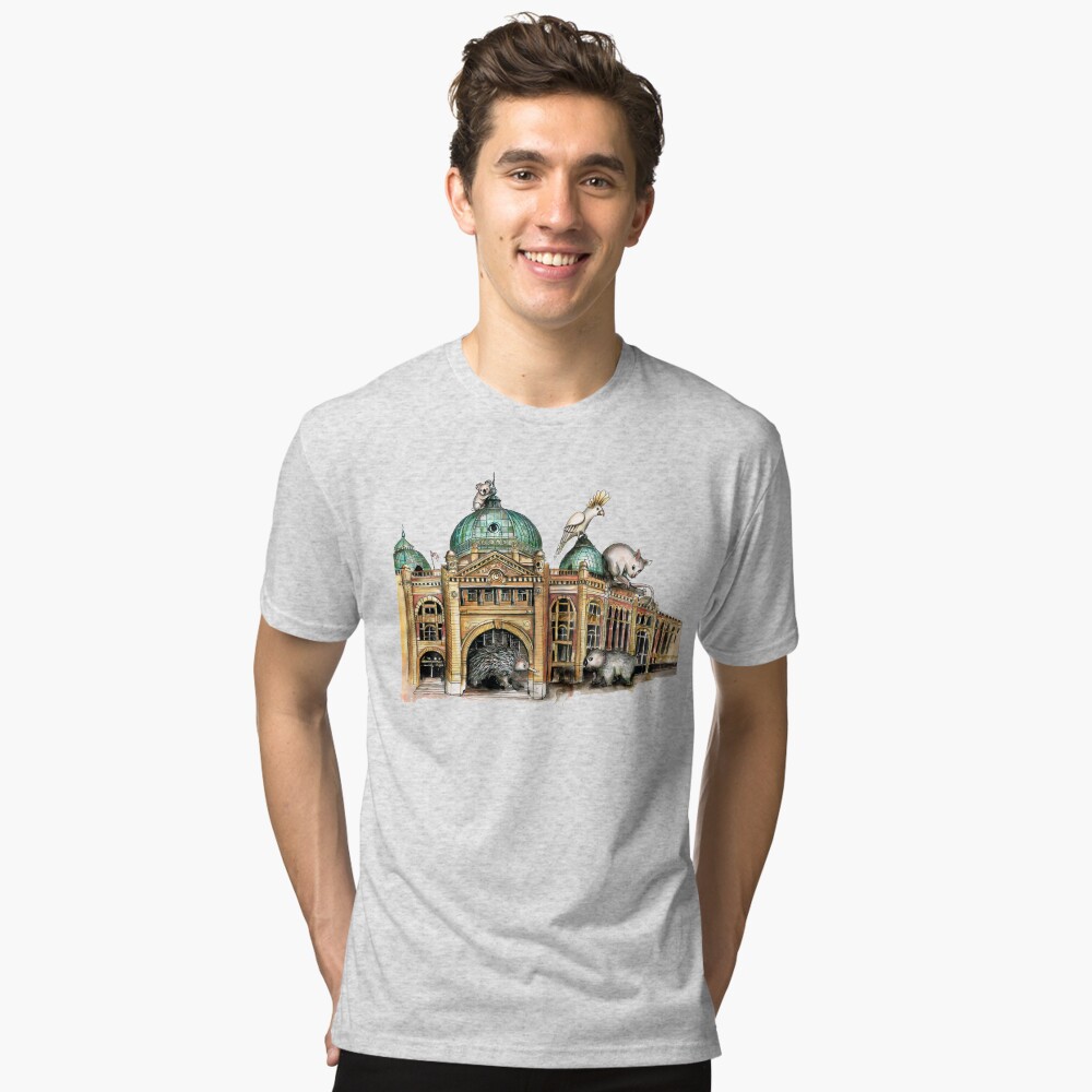 Item preview, Tri-blend T-Shirt designed and sold by dishmoptop.