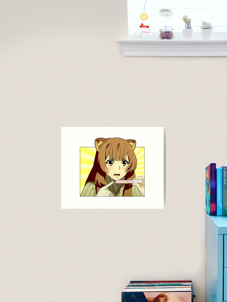 Anime Scared Face Surprise Test Raphtalia Meme | Sticker