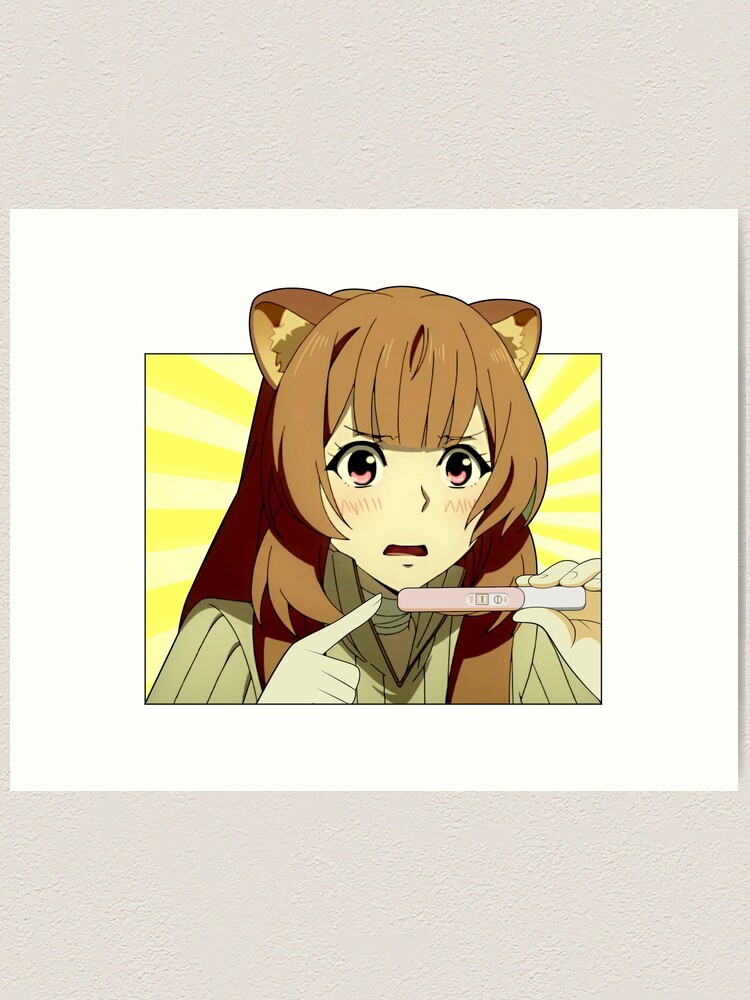 Anime Scared Face Surprise Test Raphtalia Meme | Sticker