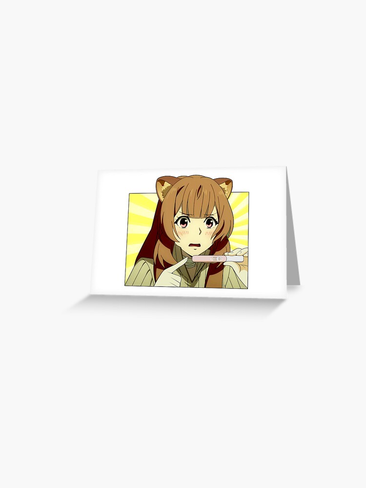 Anime Scared Face Surprise Test Raphtalia Meme Postcard for Sale