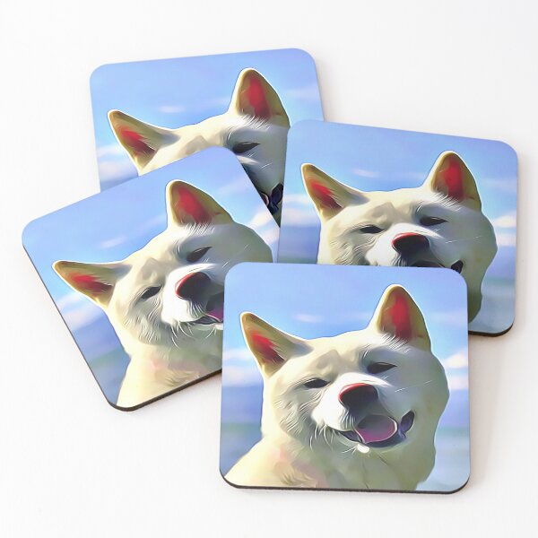 Item preview, The White Akita  designed and sold by Sunleil.
