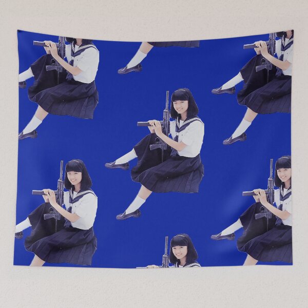 Item preview, Cute Japanese Schoolgirl grease gun designed and sold by adamnuggett.