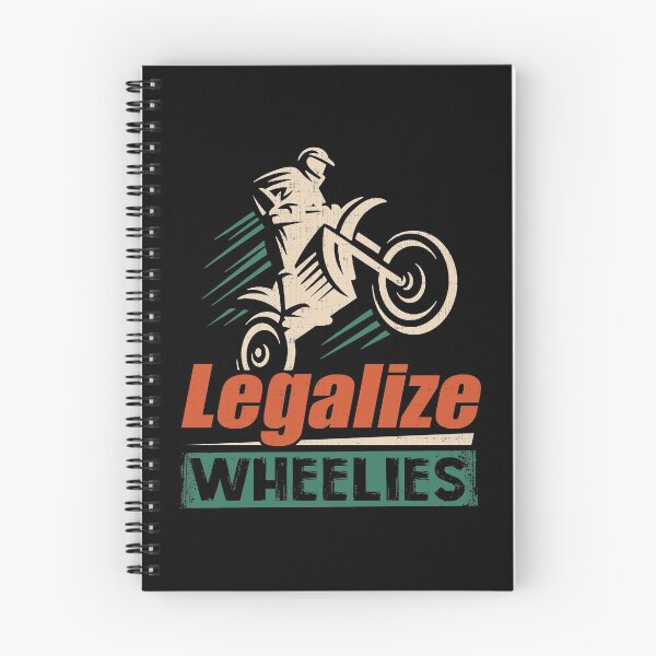 Item preview, Legalize Wheelies Motorcycle Statement Gift Idea designed and sold by festivalshirt.