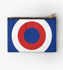 Circles Red White And Blue No.2 Studio Pouch