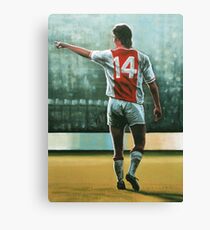 Johan Cruyff nr 14 Canvas Print