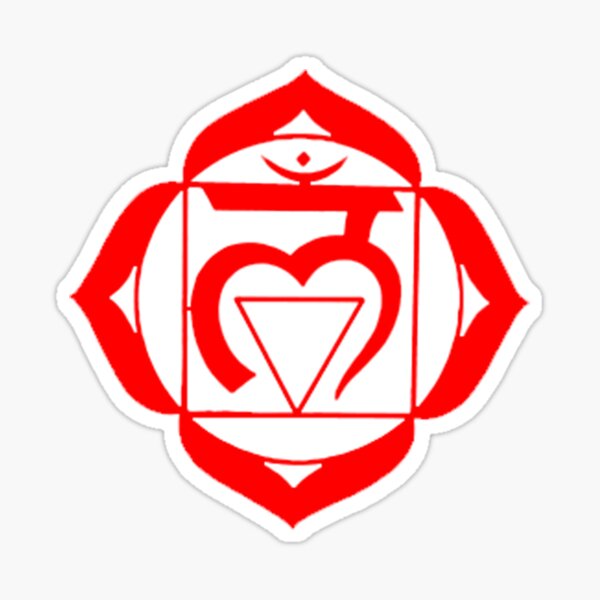 Muladhara (Root) Chakra Sticker