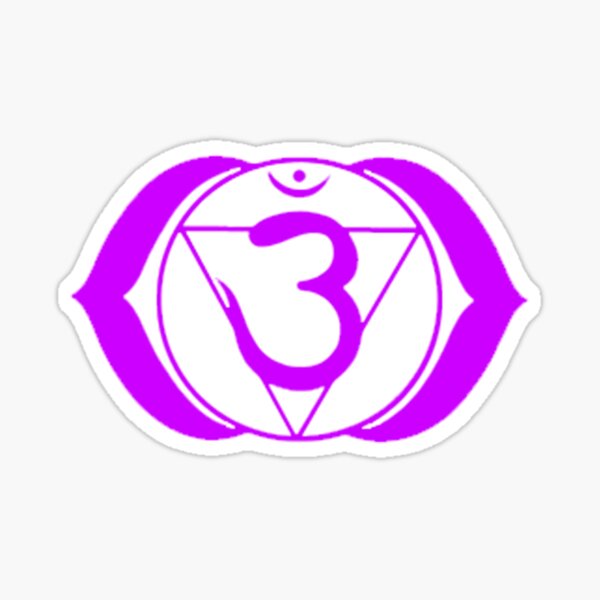 Ajna (Third Eye) Chakra Sticker