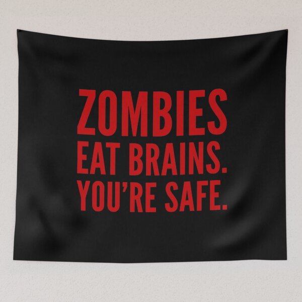Item preview, Los zombis comen cerebros Estás seguro Regalo divertido de humor o Presente para todos los amigos y familiares Zombi amor designed and sold by Cameronfulton.