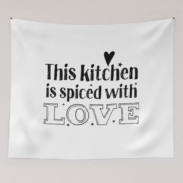 Item preview, This kitchen is spiced with love designed and sold by jazzydevil.