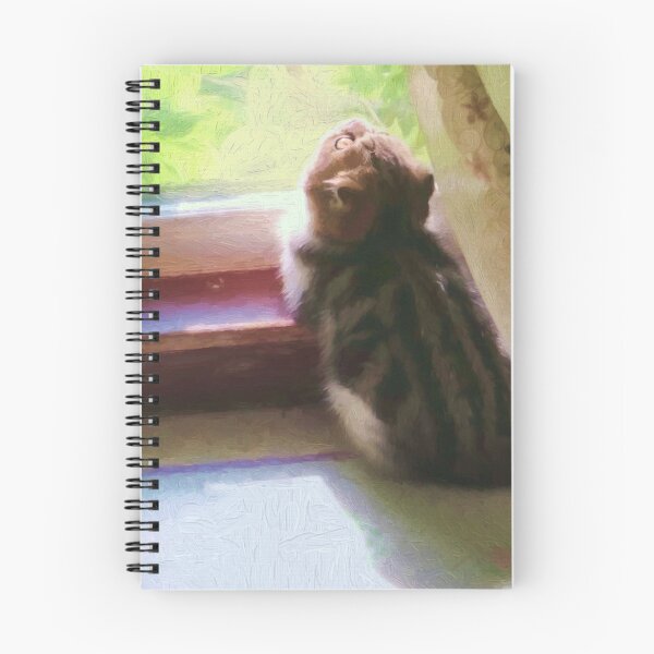 Item preview, Curious Kitten Dreamily Checking Out The Summer Scene designed and sold by vangoing.