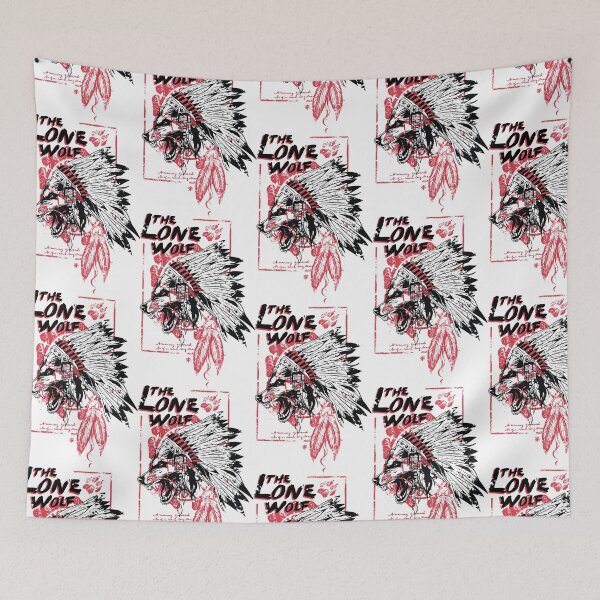 Item preview, Lonely wolf indian shirt designed and sold by bennikaufmann.