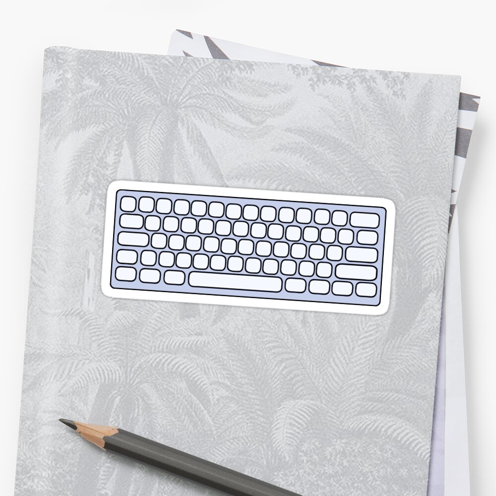 my keyboard sticker by sofiayoushi redbubble