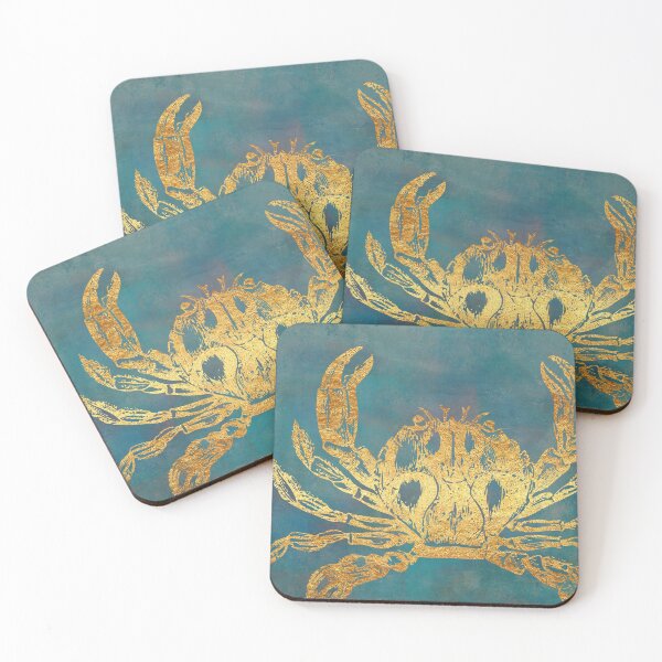 Item preview, Deep Sea Life VI Golden Crab, ocean texture designed and sold by Glimmersmith.