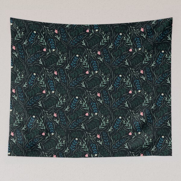Item preview, midnight blooms designed and sold by mpatterns.